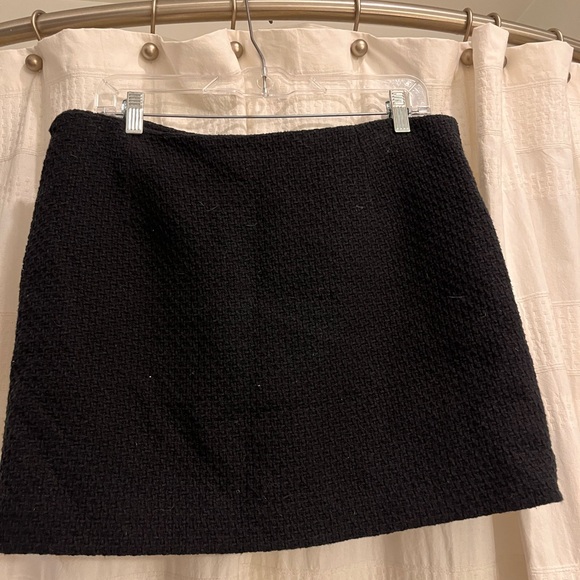 Mango black tweed bouclé mini skirt - Picture 4 of 4